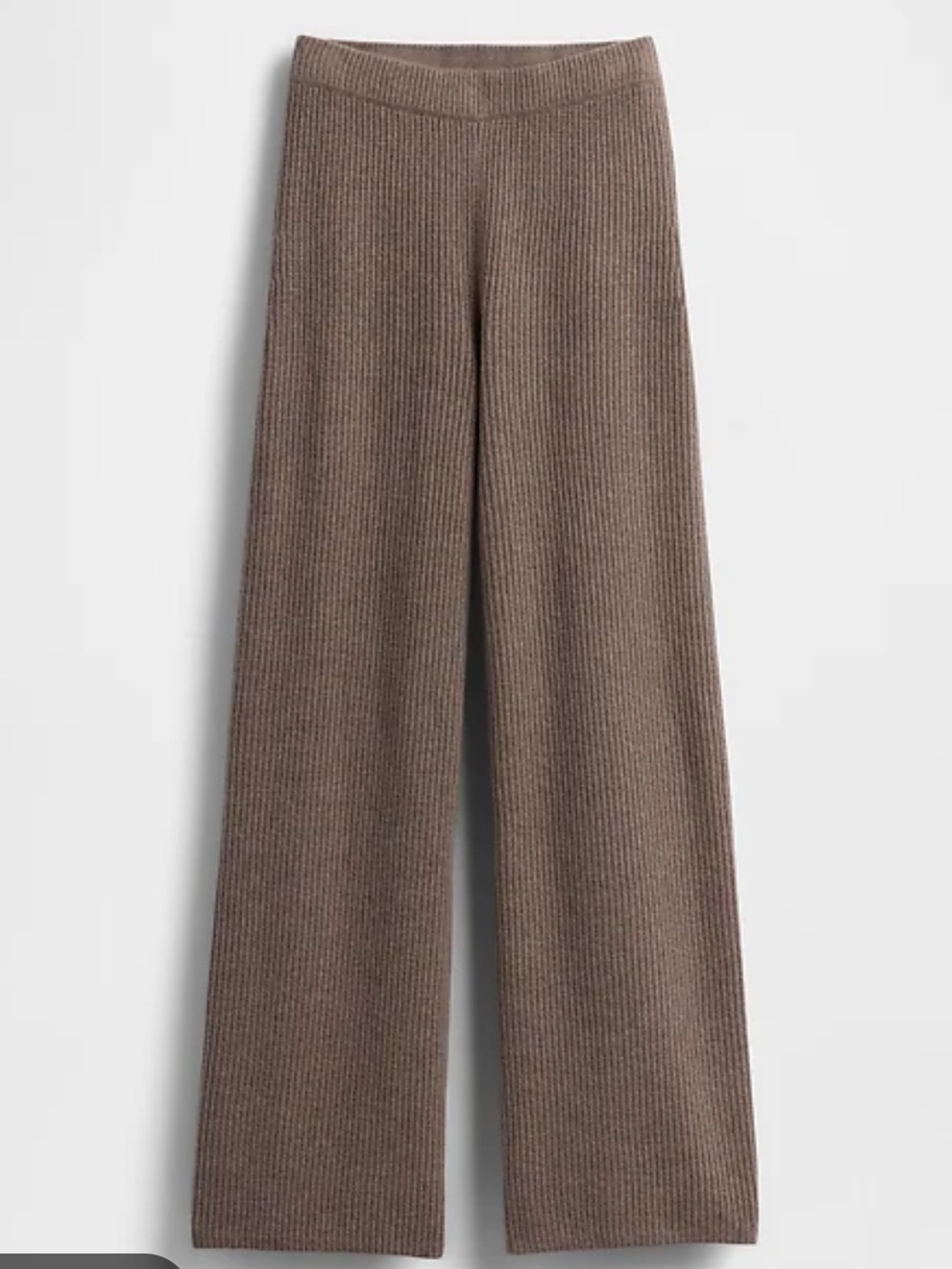 Gap Women’s Beige Cash Soft Shaker-Stitch Sweater Pants Size Size Small